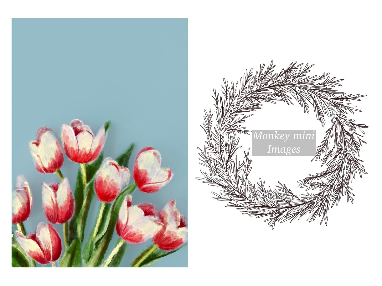 植物を使った壁紙やイラストを作成します あなたの好きな植物を絵にしてみませんか？ イメージ4
