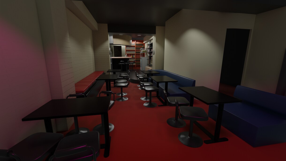 Blenderで理想の空間を3DCG化します 商品PRから空間演出まで幅広く対応 イメージ3
