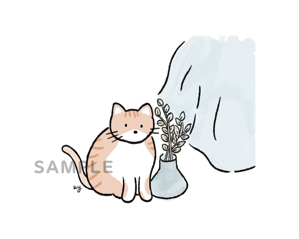 SNSや挿絵にも使える動物イラストを作成します ペット関連の会社様やドッグサロン様のグッズにも◎ イメージ4