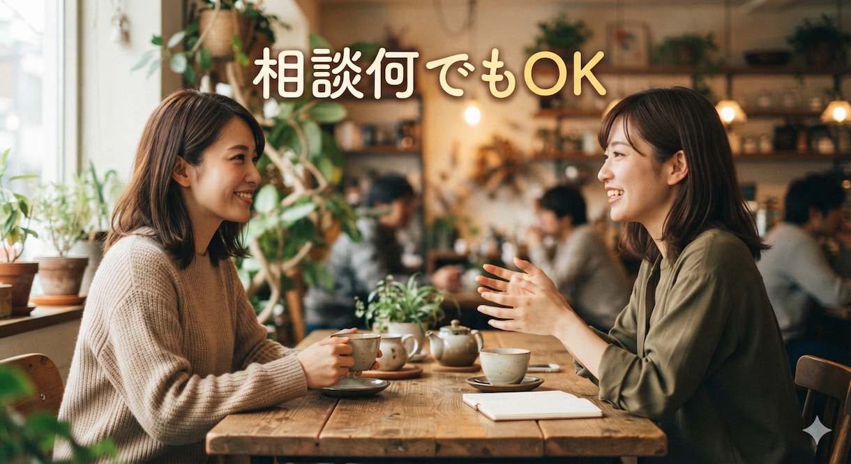 何でもOK◎チャットでご相談に乗ります 【チャット4往復】チャットで何でもご相談に乗ります イメージ1