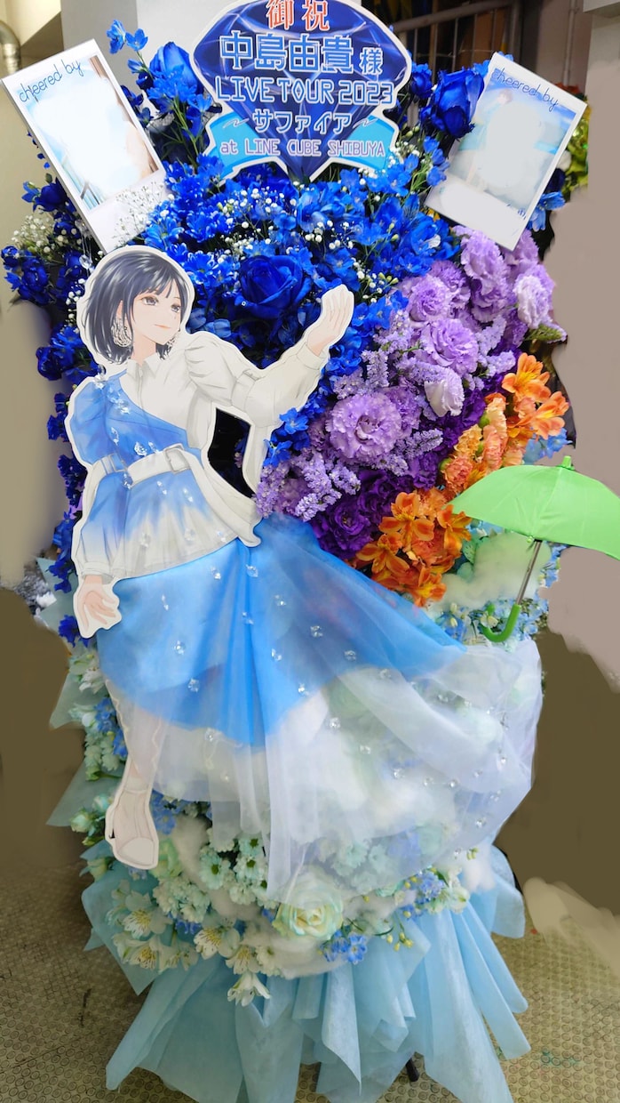 フラスタ用イラスト作製、トータルデザインいたします アーティストさんやキャラへのお祝いと応援の気持ちをカタチに！ イメージ3