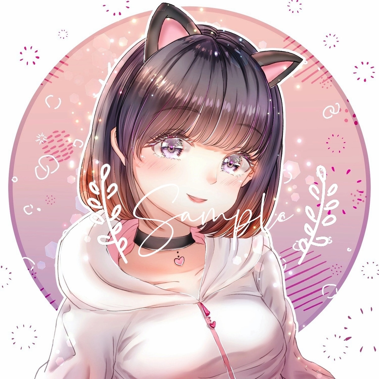 イラストオーダー 可愛い女の子のアイコンお描きします！