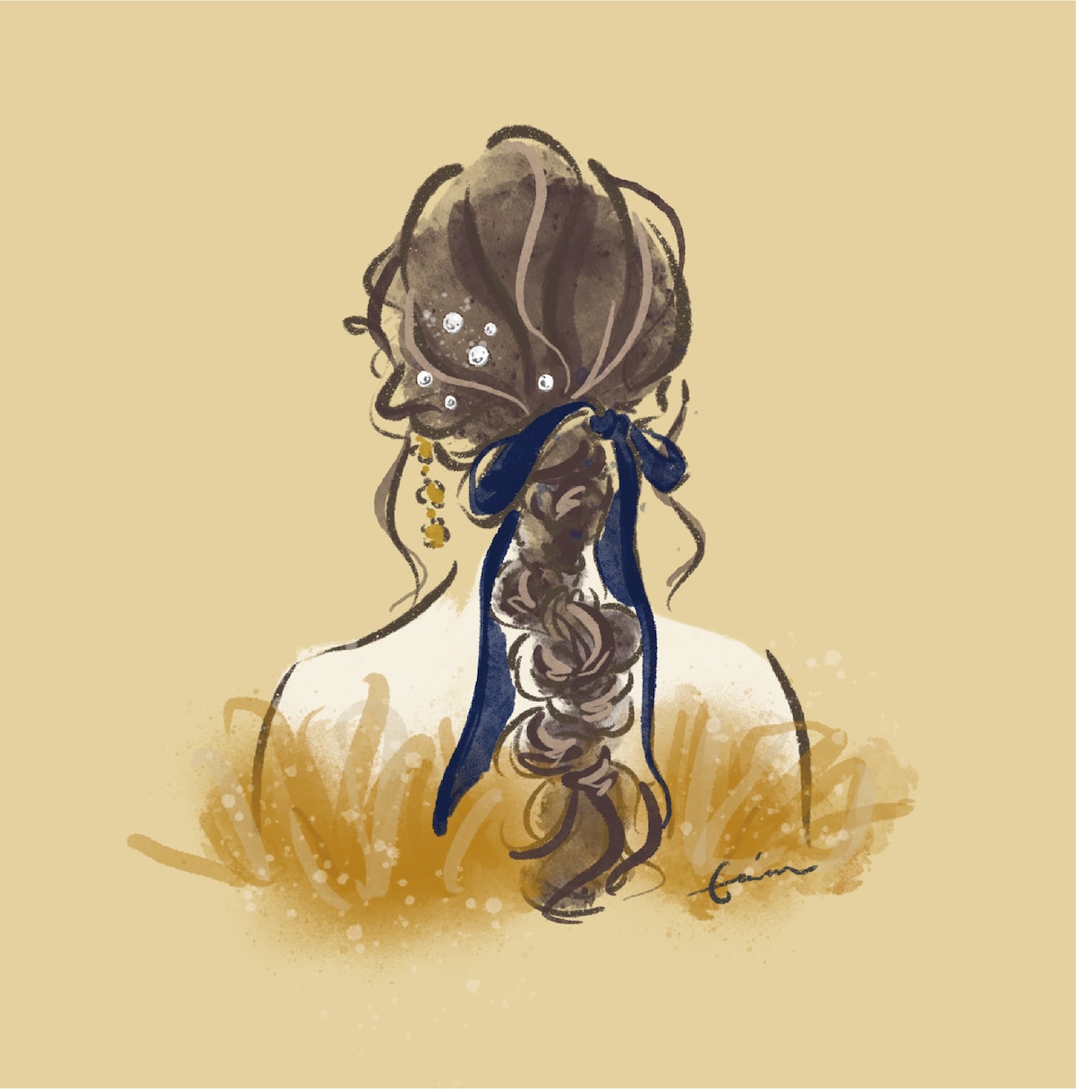 商用可◎水彩タッチのニュアンスイラストを描きます ふんわりお洒落イラスト＊SNSや広告の挿絵・プレゼントに イメージ7
