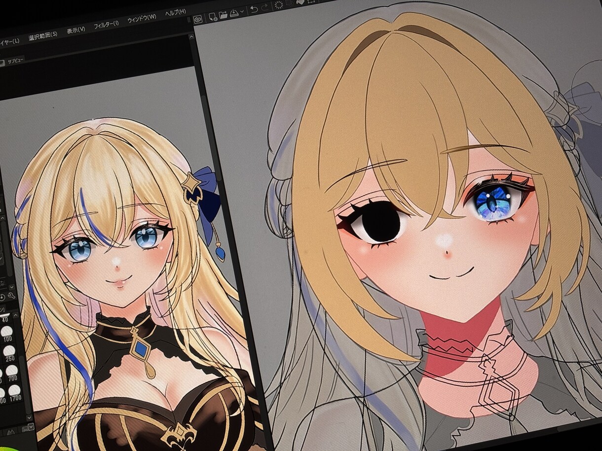 ご要望に合わせたイラストを格安で描きます Vtuber向け‼アイコンや歌みたのサムネ等イラストを制作‼ イメージ5