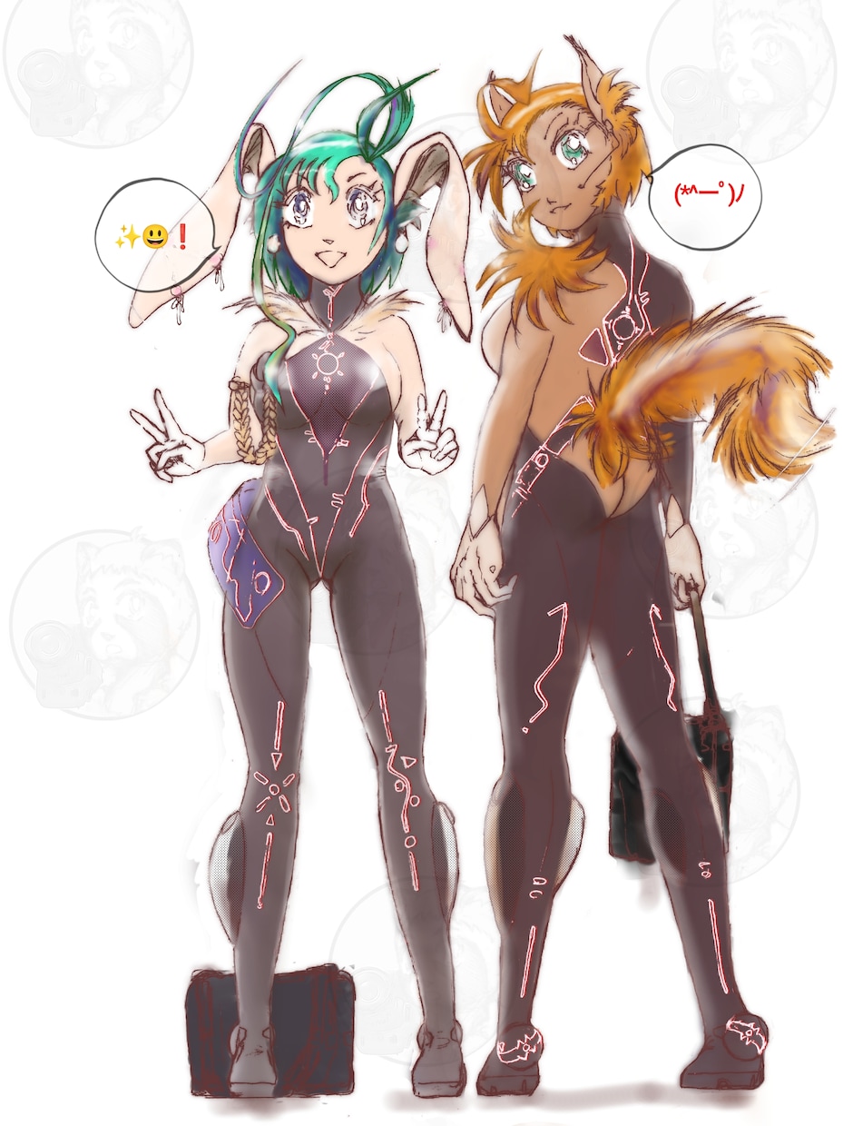 メカニック、キャラクターデザインします AIを使わない完全オリジナルなタッチをお届けします イメージ3