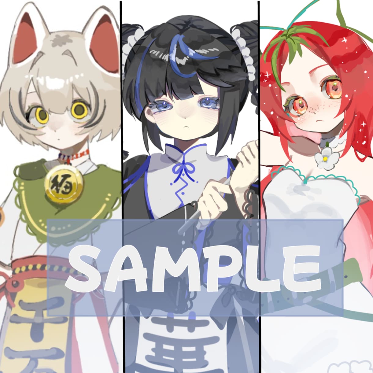 半額キャンペーン中！立ち絵を制作します TRPG・配信・ゲーム制作等に使用できる立ち絵を制作します イメージ4