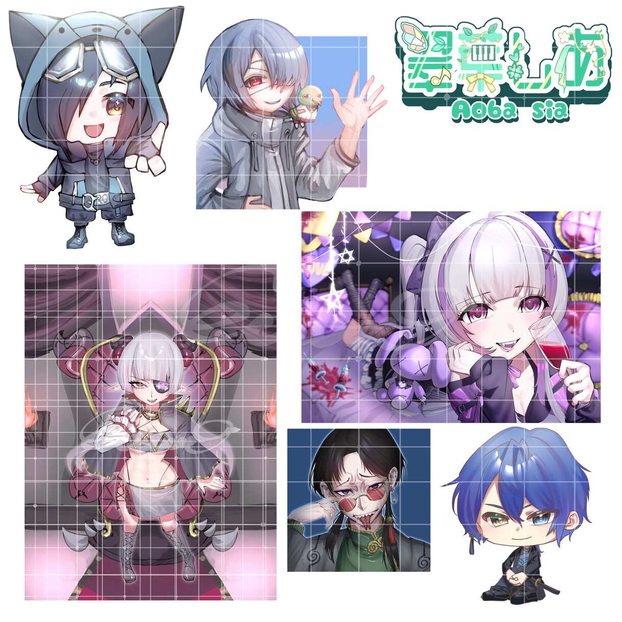 なんでも描きます 1枚絵立ち絵デフォルメなどを安価で提供可能です イメージ1