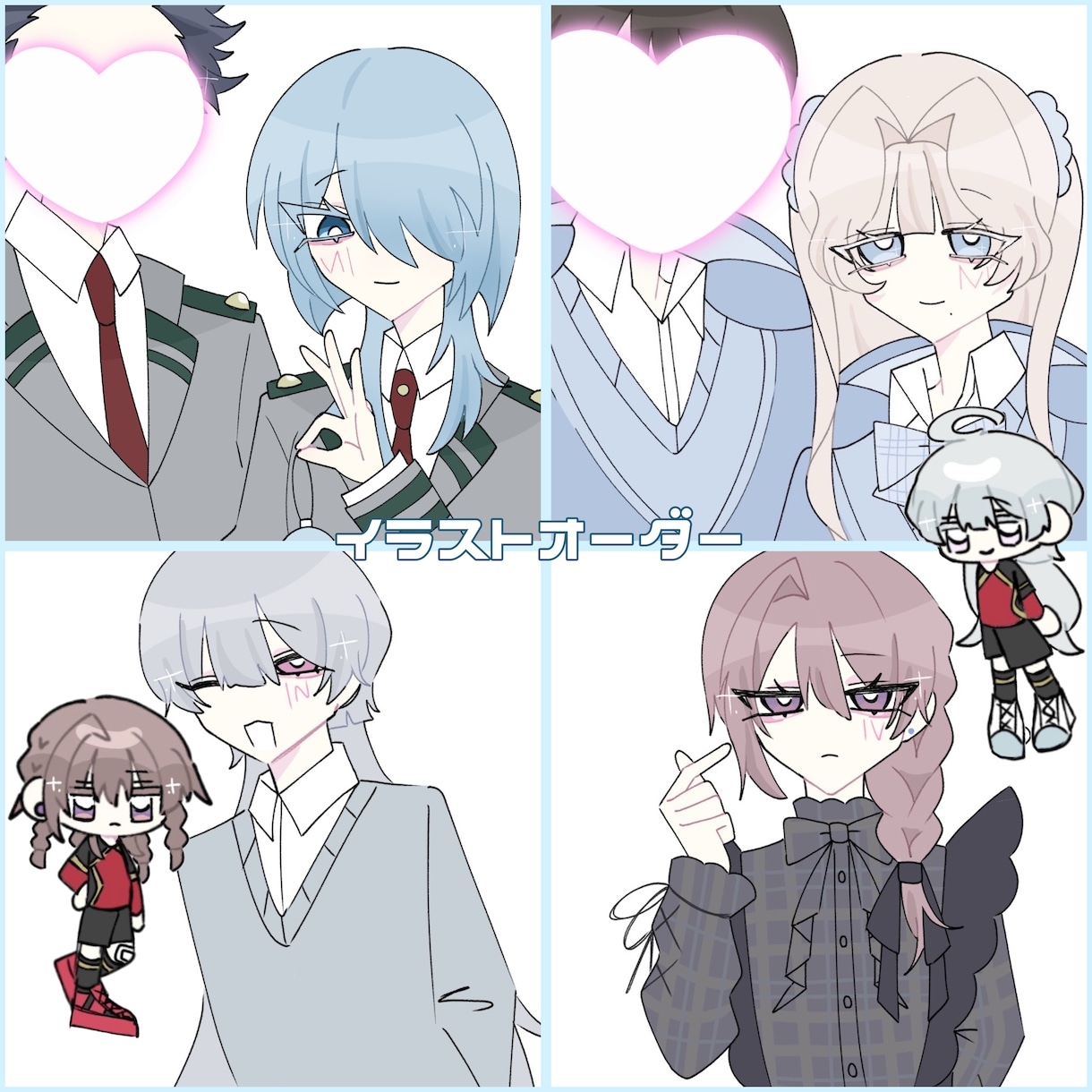 イラストお描きします かわいい絵柄でイラストお描きします♩ イメージ1