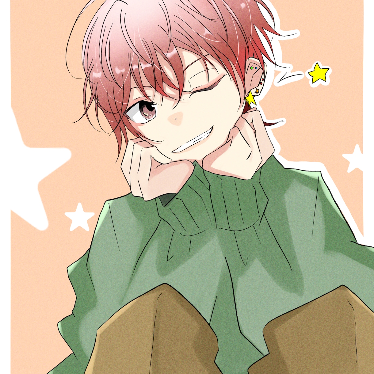 カッコ可愛い目を惹くアイコン描きます 世界に一枚だけの貴方のアイコンを描かせて下さい＾＾ イメージ8