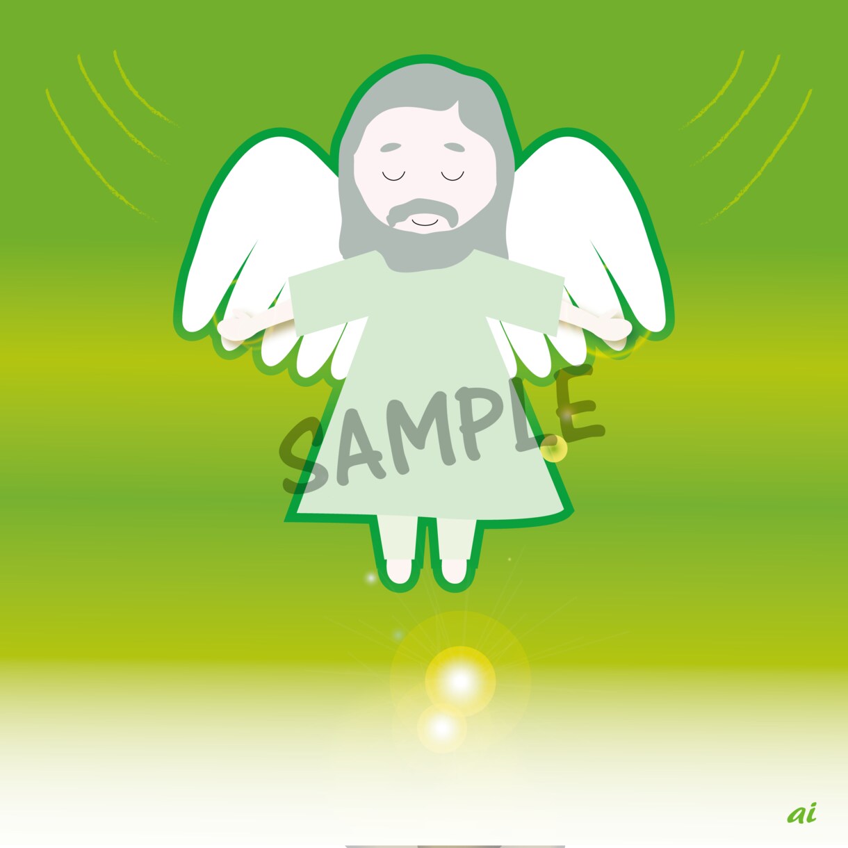あなたの守護天使さんのイラストをゆる可愛くかきます 一緒にオーラ―カーラも鑑定させていただきます イメージ6