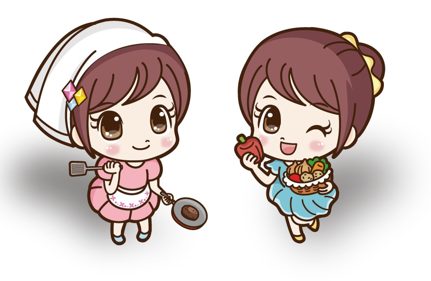 商用OK★Aiデータ納品可★キャライラスト描きます Live2D用パーツも可！キャラクター制作おまかせ下さい。 イメージ2