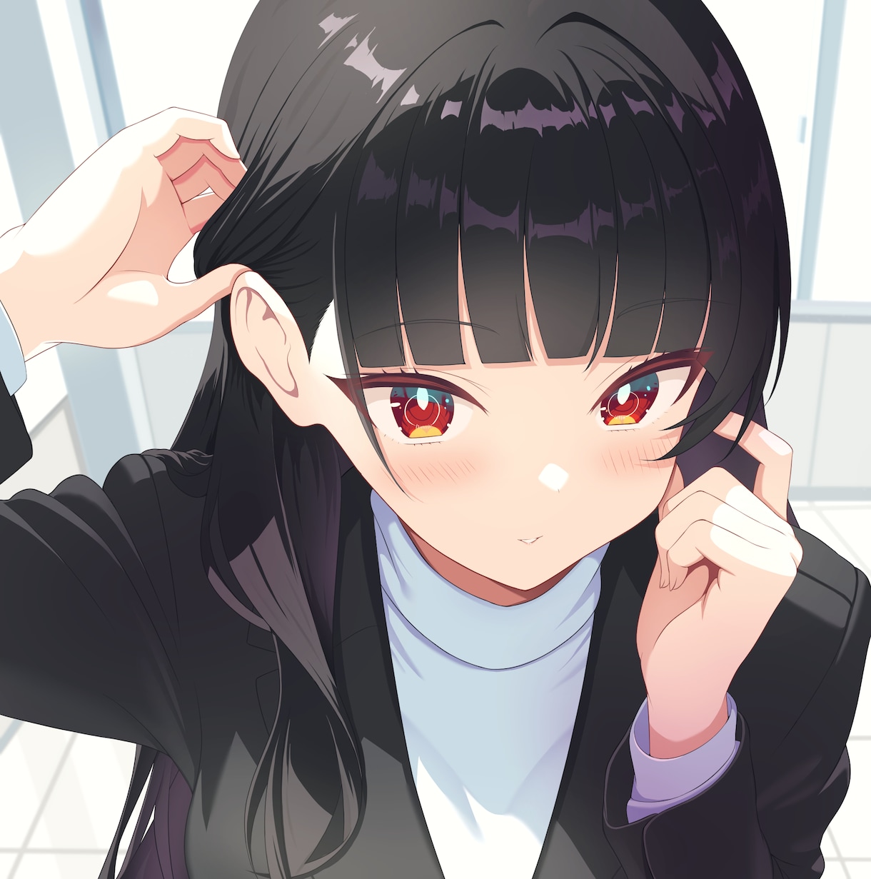 同人音声作品向け美少女の1枚絵イラスト描きます 初めての音声作品のイラストをお手軽価格でお手伝い イメージ1