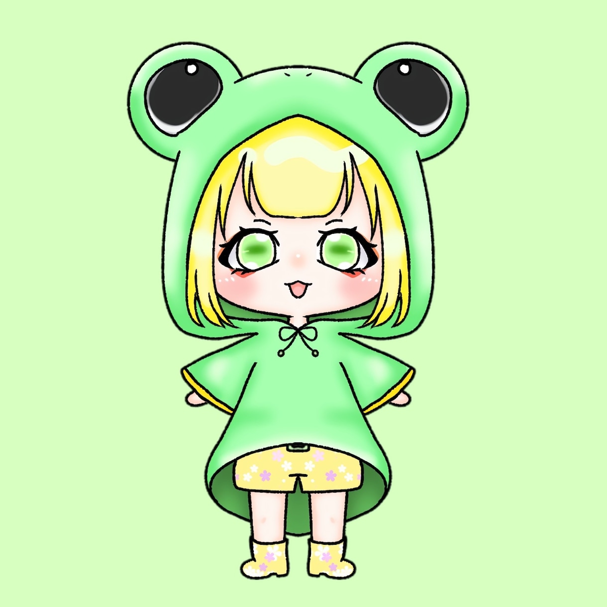 2〜3頭身ちびキャラを描きます SNS映えするゆるかわちびキャラ描きます イメージ4