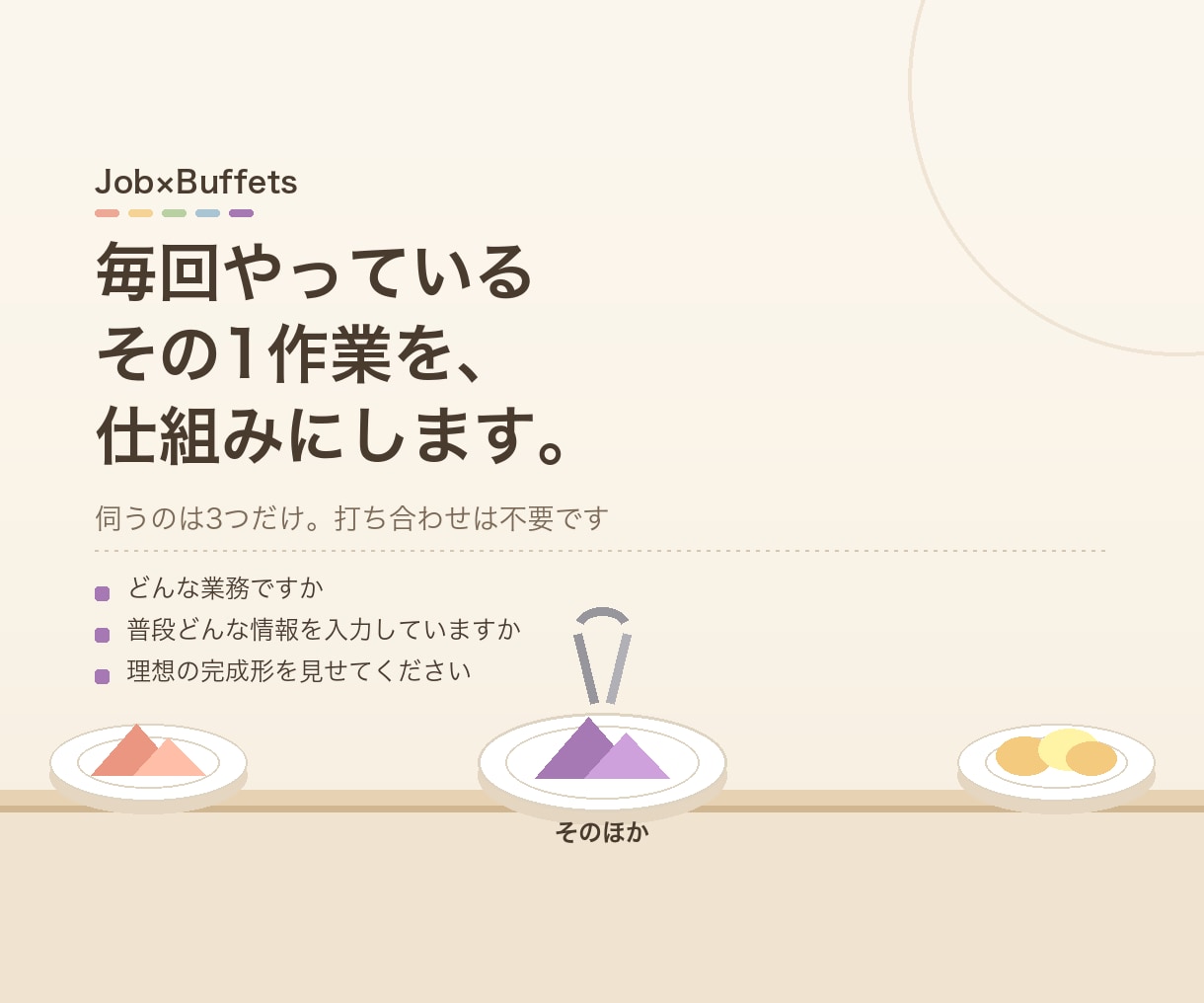 毎回やっている文字仕事を、埋めるだけにします その1作業の文章作成を、埋めるだけの型にします イメージ1