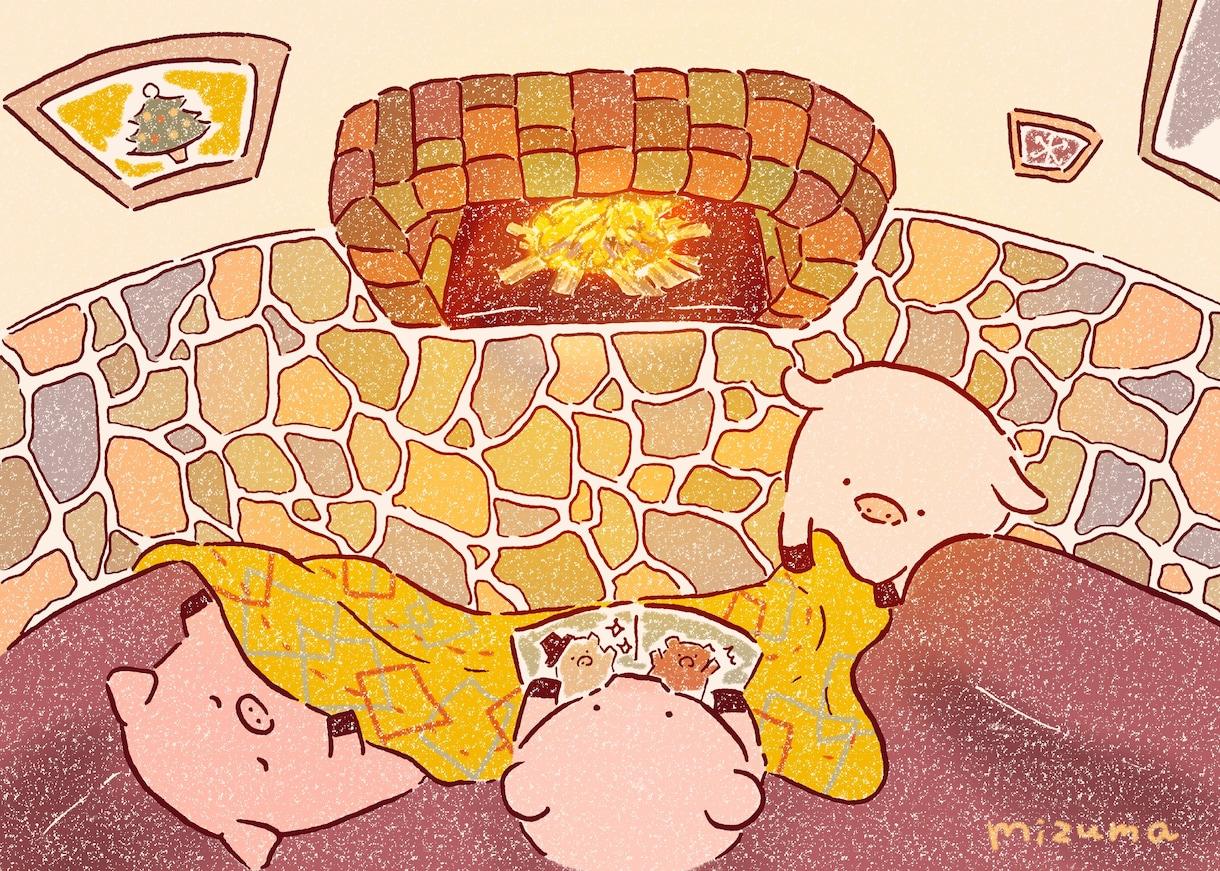 ゆるくてほっこり。動物の一枚絵を描きます 個人サイト、動画用背景、ウェルカムボードなどにどうぞ イメージ7