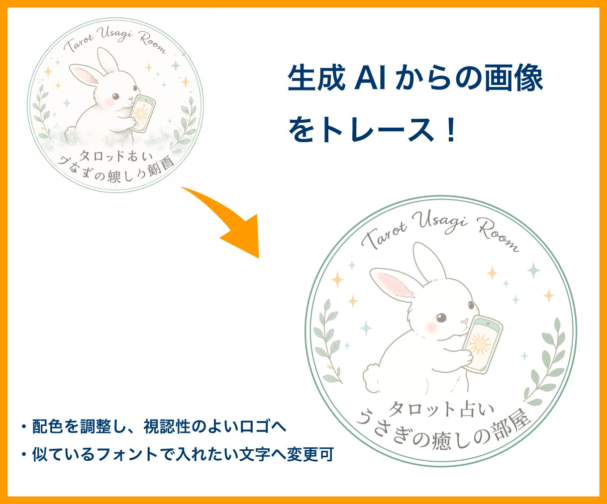 画像をAiでデータ化します 手描きイラストや画像、ロゴなどを丁寧にトレースします！ イメージ3