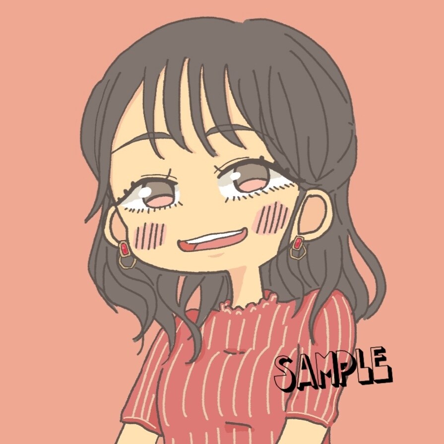 SNSアイコン描きます ゆったり かわいい オシャレ ほんのり似ているSNSアイコン イメージ2