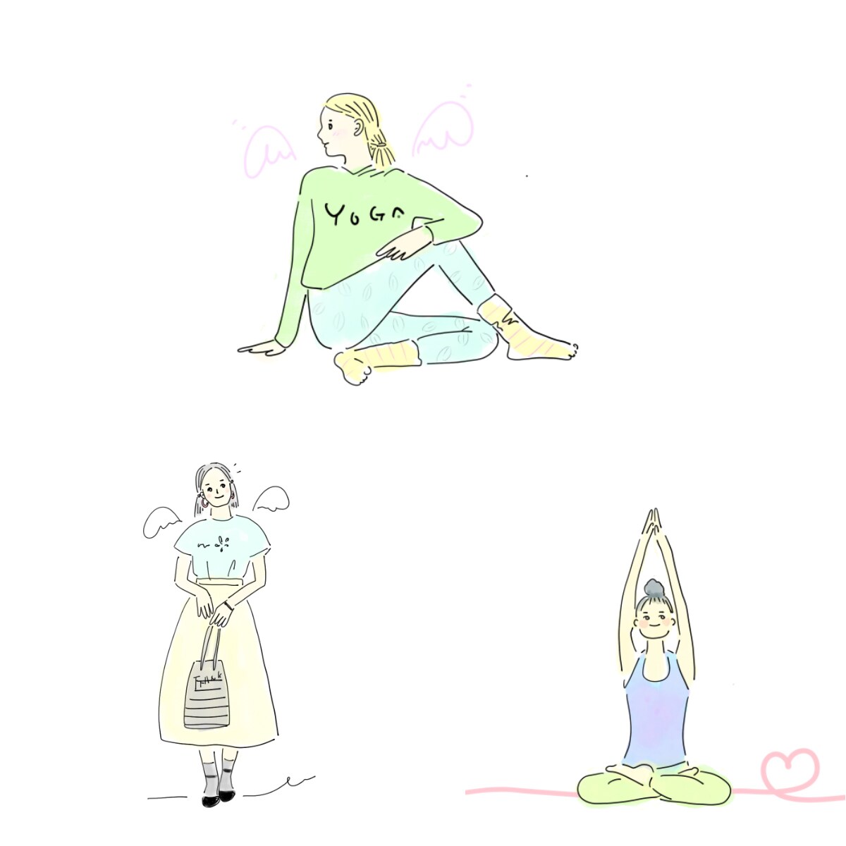 お急ぎ用★翌日納品！商用おしゃれイラスト制作します 人物,雑貨,手書き風.おしゃれ.シンプル.水彩.挿絵.HP イメージ5