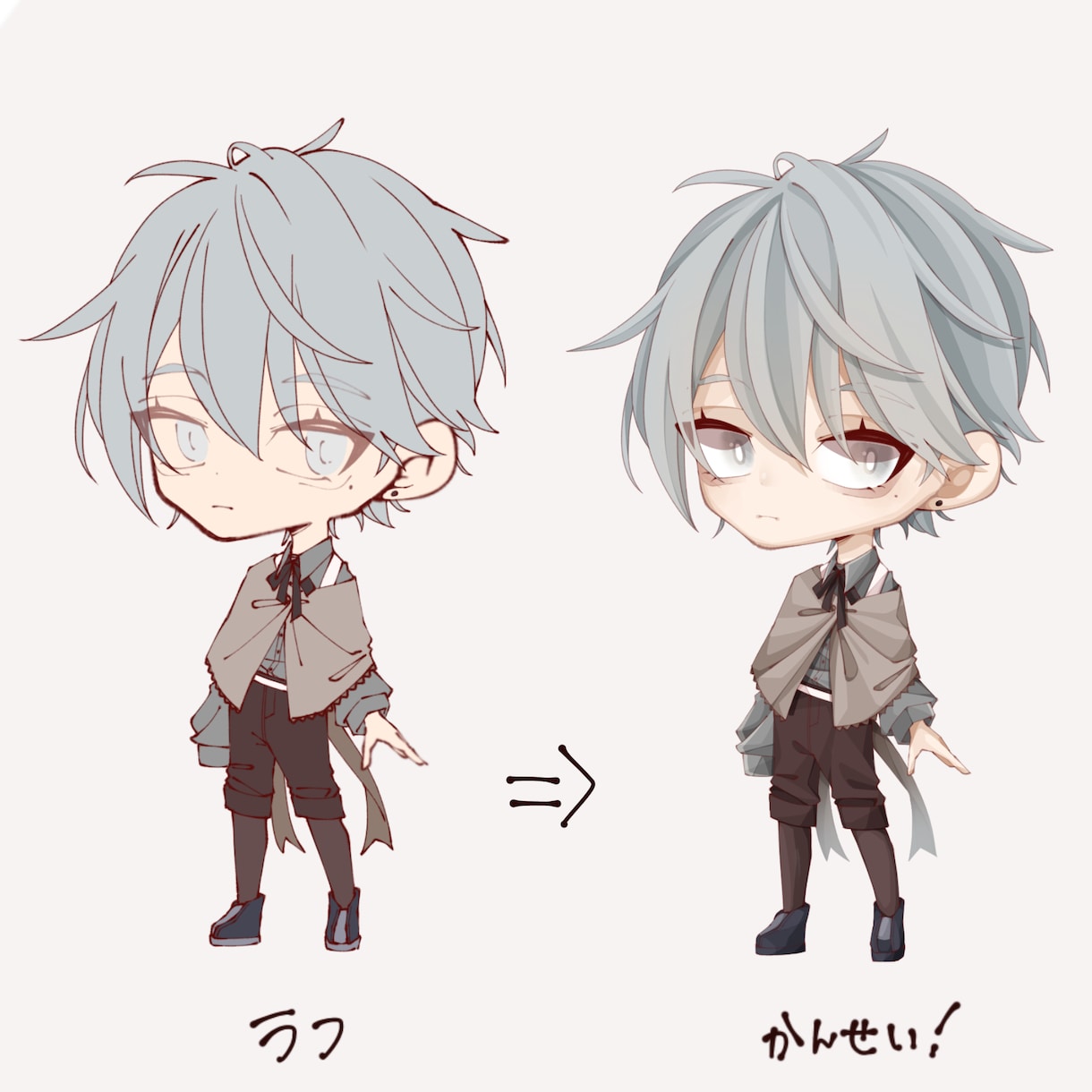 かわいいSDキャラの制作を承ります 可愛いSDキャラを動画や配信、グッズ制作に！ イメージ8