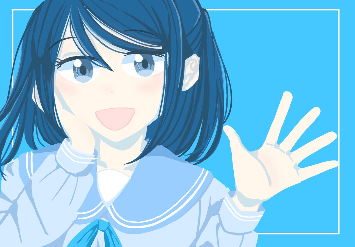 アイコン、SNSにて使用できるイラストを描きます 線画のない絵本の絵のようなイラストです。衣装デザインも可能！ イメージ2