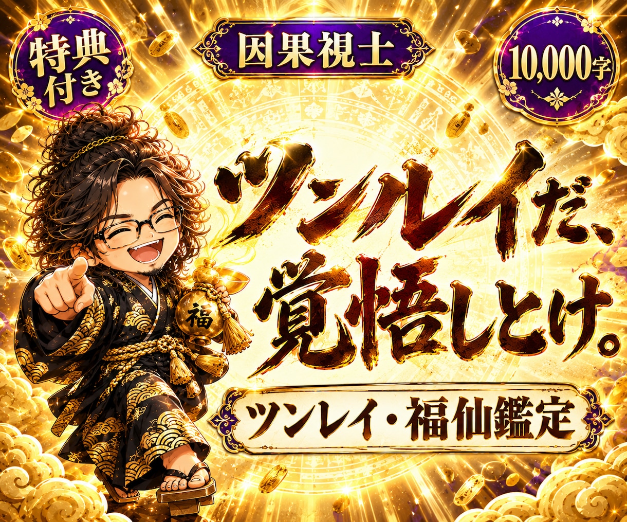辛口霊視｜澱の本音をズバッと視ます ツンデレ×霊視＝ツンレイ。澱が指す本音をそのまま突きつけます イメージ1