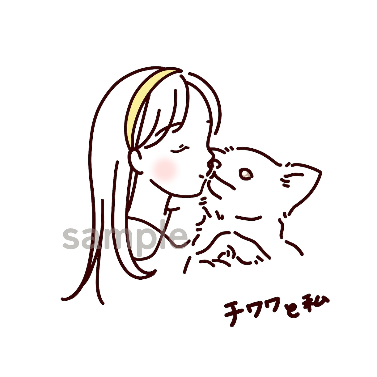 おしゃれなSNSアイコンイラスト描きます SNS/手書き/商用OK/アイコン/ブログ/挿絵 イメージ10
