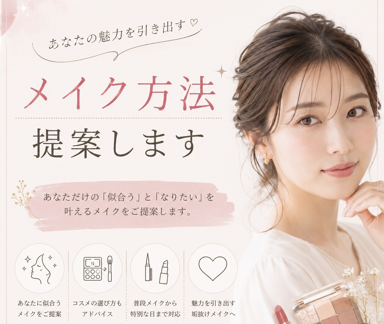 パーソナルカラー診断します 【写真を送るだけ】パーソナルカラー診断｜似合うメイクもご提案 イメージ2