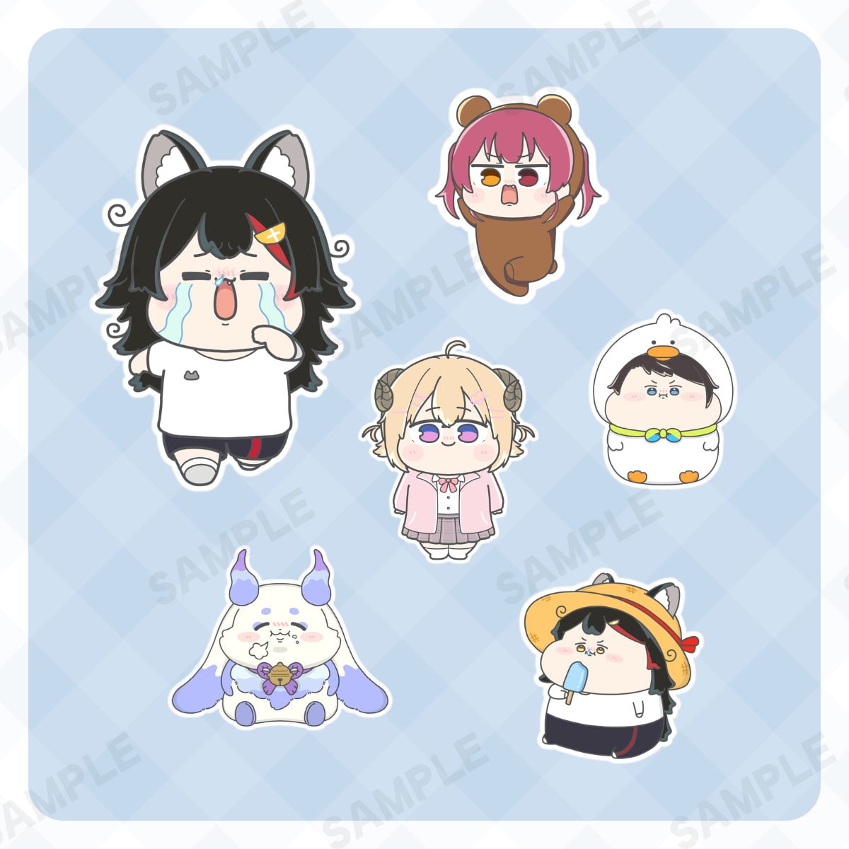 かわいいミニキャラ・SDキャラのイラスト描きます ゆるもちなデフォルメイラスト！商用利用込み！ イメージ5