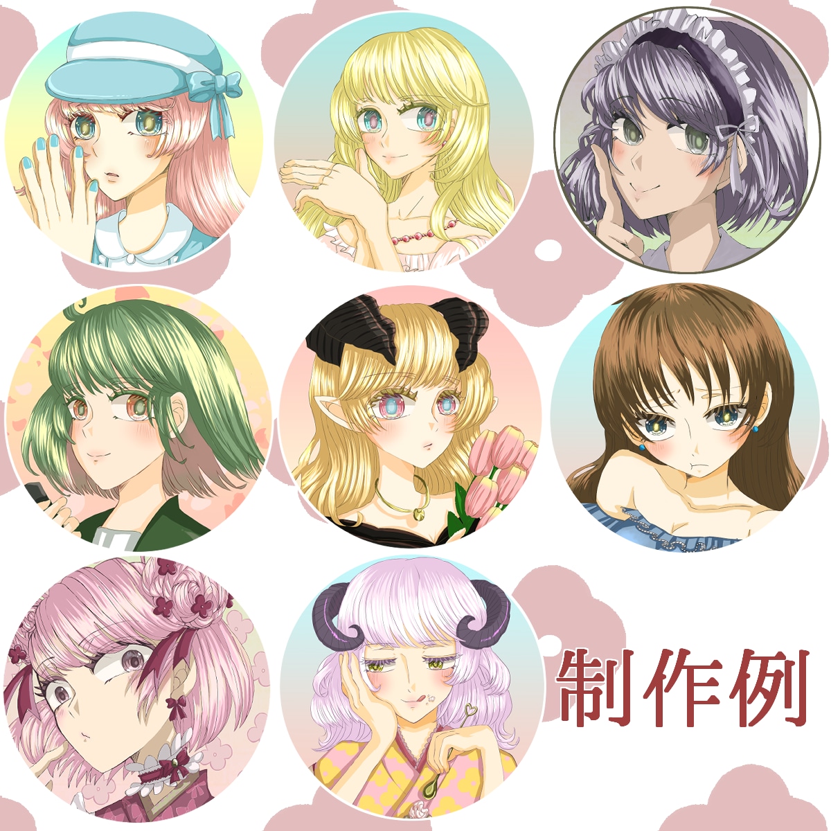 和風×アニメ塗りで彩るSNSアイコン制作します 初めてのご依頼大歓迎！丁寧なヒアリングで理想の形に イメージ2