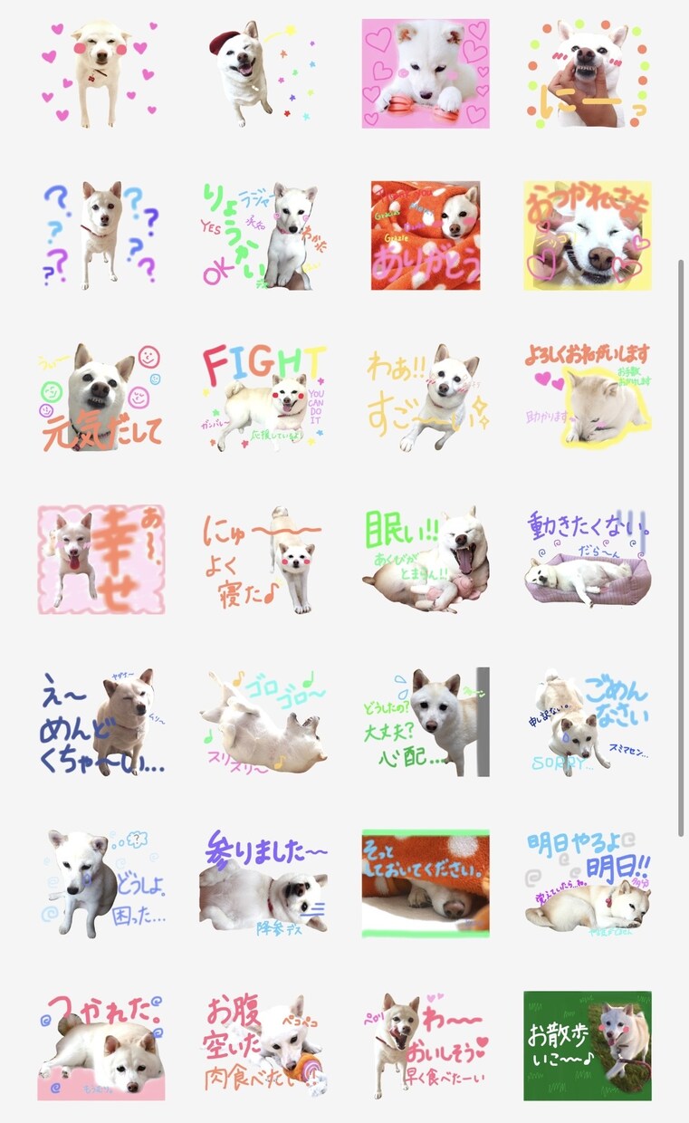 LINEスタンプ作成します 愛犬や愛猫、お子さん等、お写真を使用したLINEスタンプ⭐︎ イメージ6