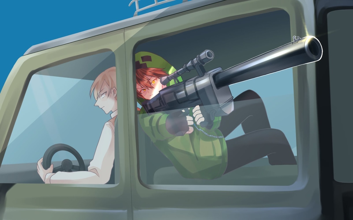 最高に目を引く可愛いアイコン、イラスト描きます 厚塗りとアニメ塗りのいいとこ取りなイラスト！ イメージ4