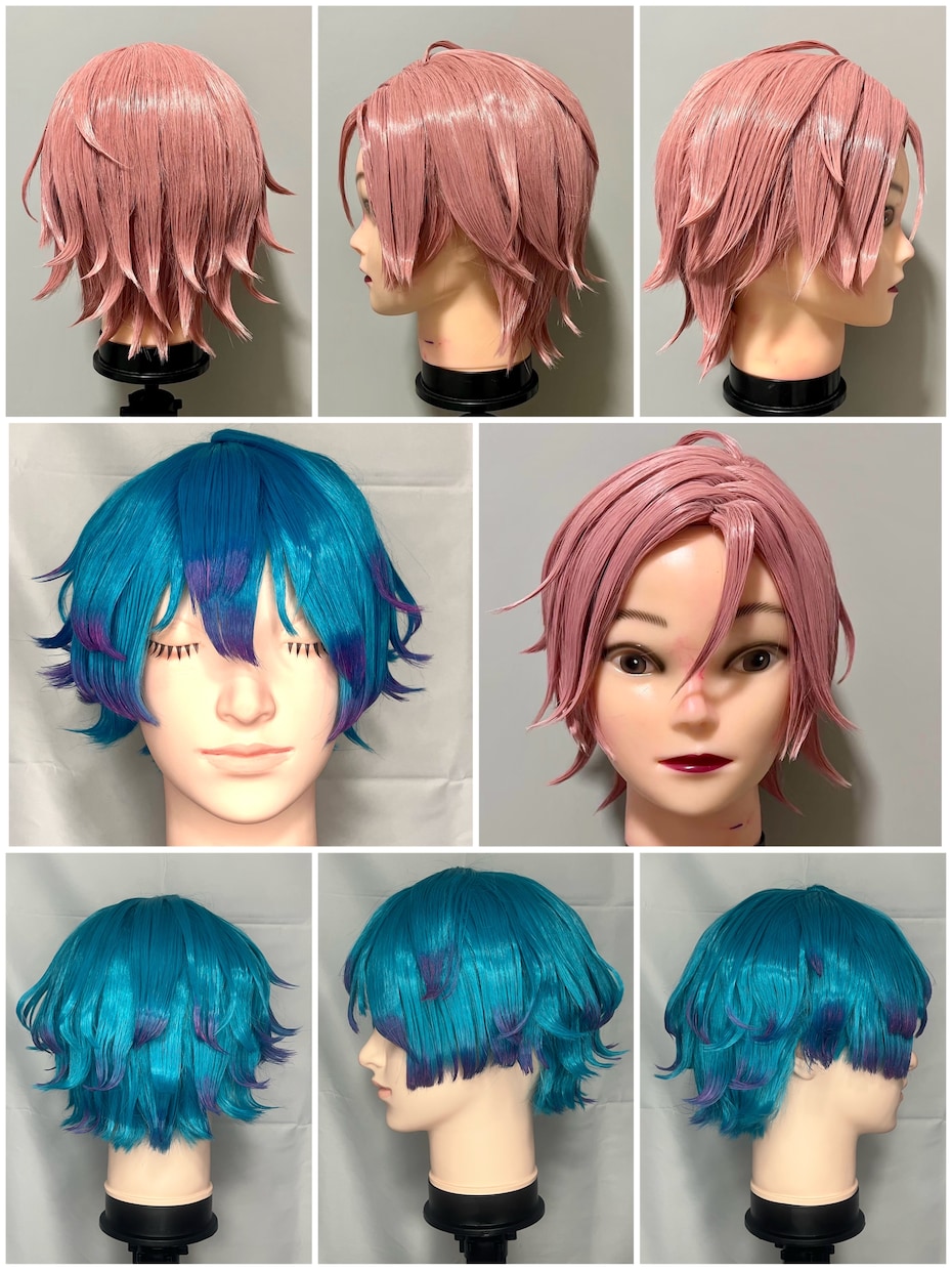 コスプレウィッグ・創作ウィッグ制作いたします 流行りのキャラや創作キャラなどのウィッグ制作いたします イメージ4