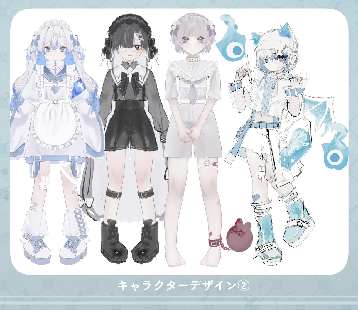 修正無制限！癖を感じるキャラクターを制作いたします 性癖もりもり、こだわりのキャラクター・衣装デザイン イメージ6