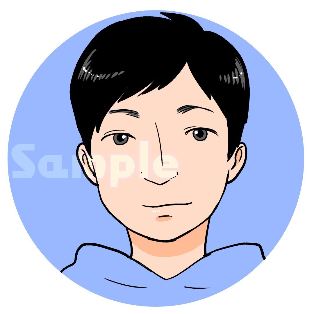 お得！少し似ているゆる～い似顔絵アイコン作ります お揃いのヘッダーや表情差分なども対応可能！ イメージ3