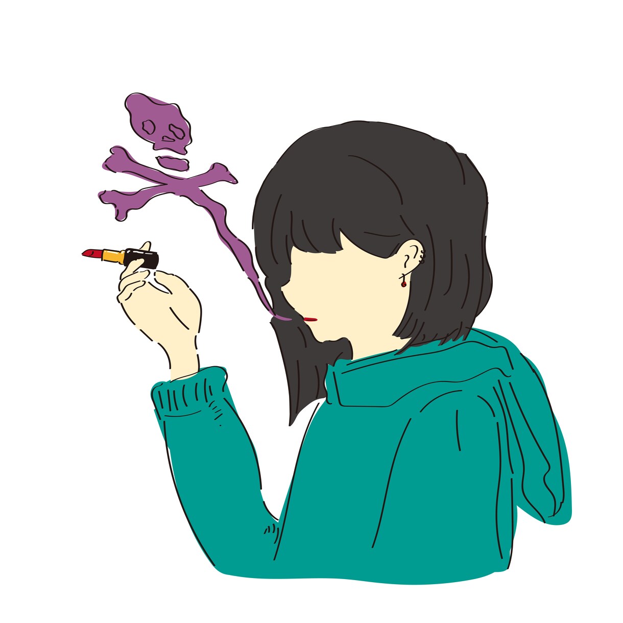 手書き風イラストを作成します 手書き風の人と被らないおしゃれなイラストを。 イメージ1