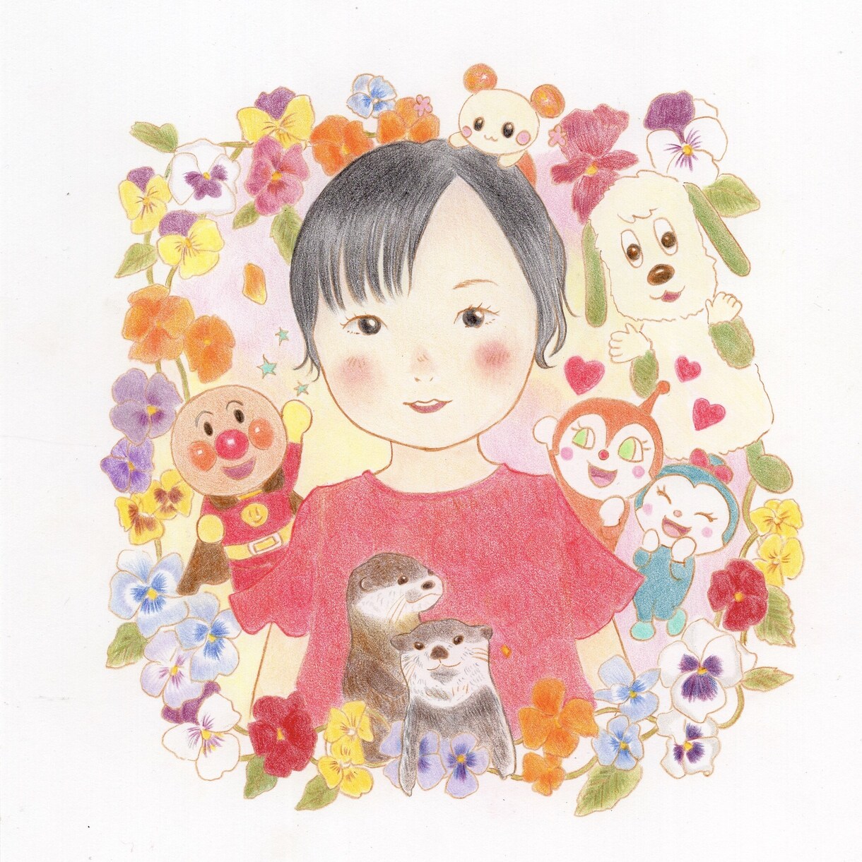 見られるSNSに♪ふんわり系イラスト描きます SNSで顔出しできない方、可愛いアイコンにしたい方へ イメージ4