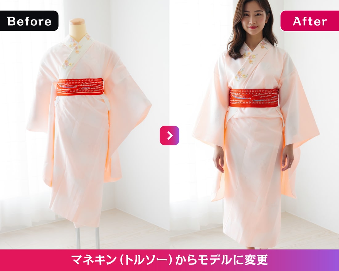 AIアパレル画像加工・AIモデル画像作成します 画像ソフトでの加工ではなくAIを使った最新の生成画像対応 イメージ3
