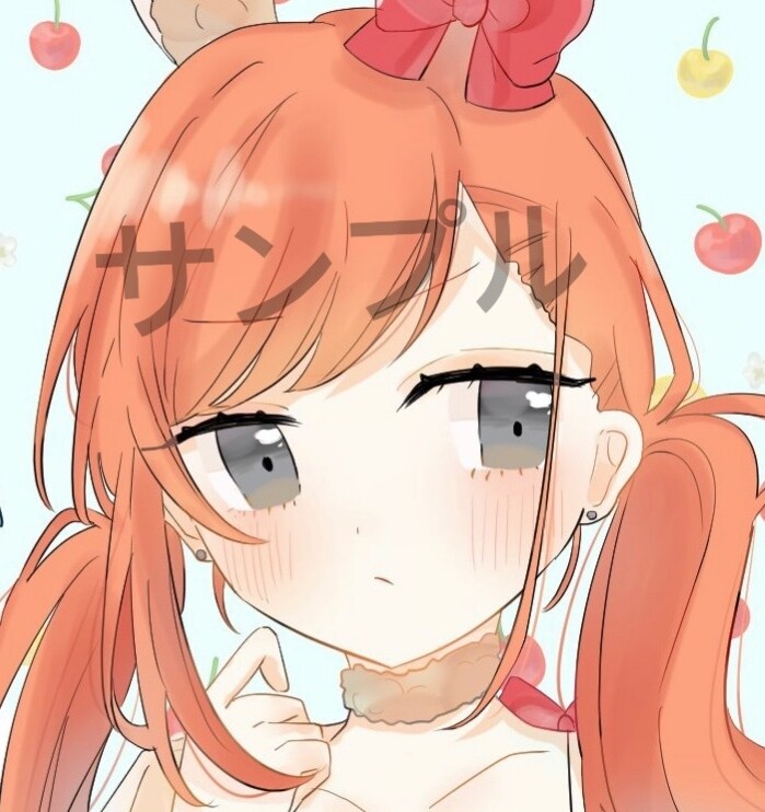可愛い女の子のSNSアイコンを描きます Twitter LINE インスタのアイコンなど！ イメージ1