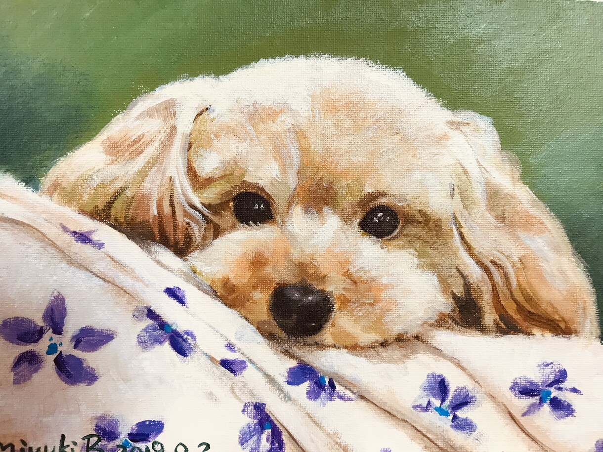 ペットの似顔絵描きます 手描きならではのあたたかさや質感をお届けします。 イメージ2