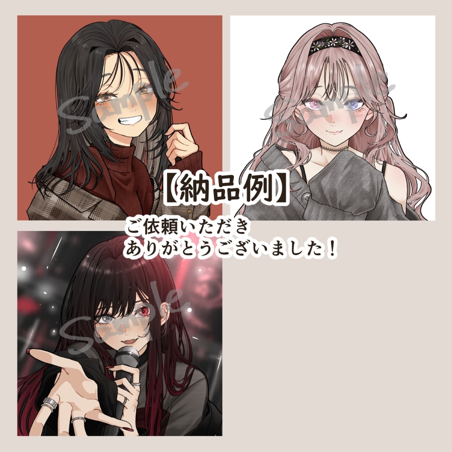あなただけの特別なアイコンを作成します ご希望に寄り添い、お一人お一人丁寧に描かせていただきます♪ イメージ10