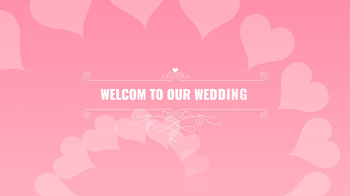 結婚式用のお手軽安価なオープニングムービー創ります おしゃれオープニングムービーをお手軽にお求めなら！ イメージ1