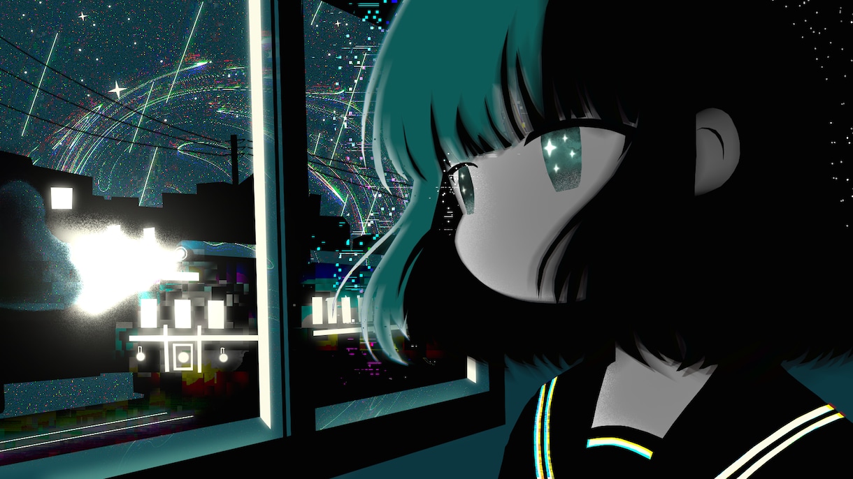 印象に残るデフォルメイラストを制作します ◎アイコンも！ポップでダークな、デジタルイラスト イメージ6