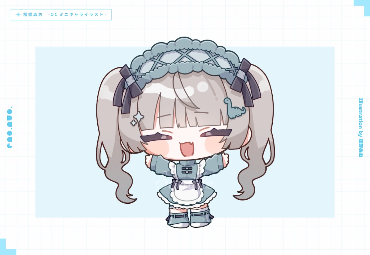 ちんまりしたキュートなミニキャライラスト描きます あなたの魅力引き出します！【Vtuber・グッズ・アイコン等 イメージ3