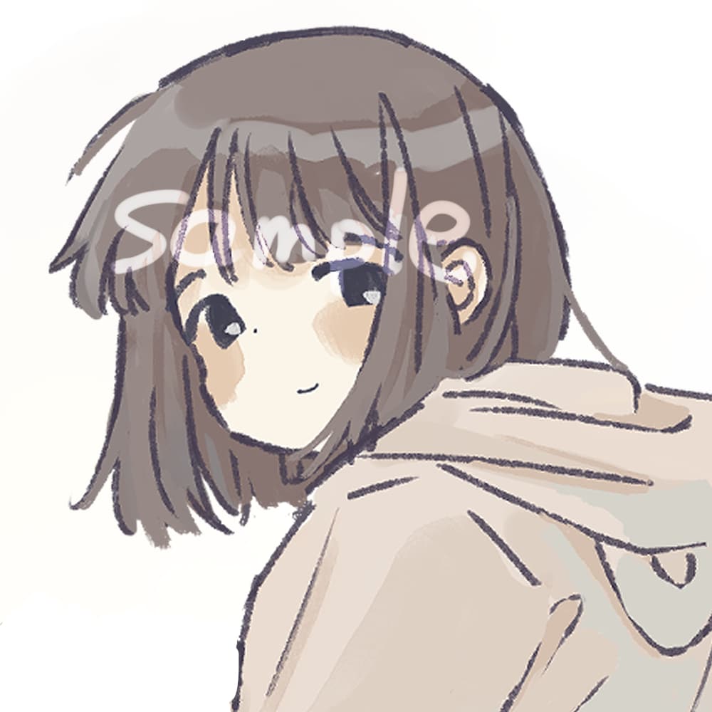 アイコンイラストを描きます ラフの修正は無制限にて対応いたします イメージ2