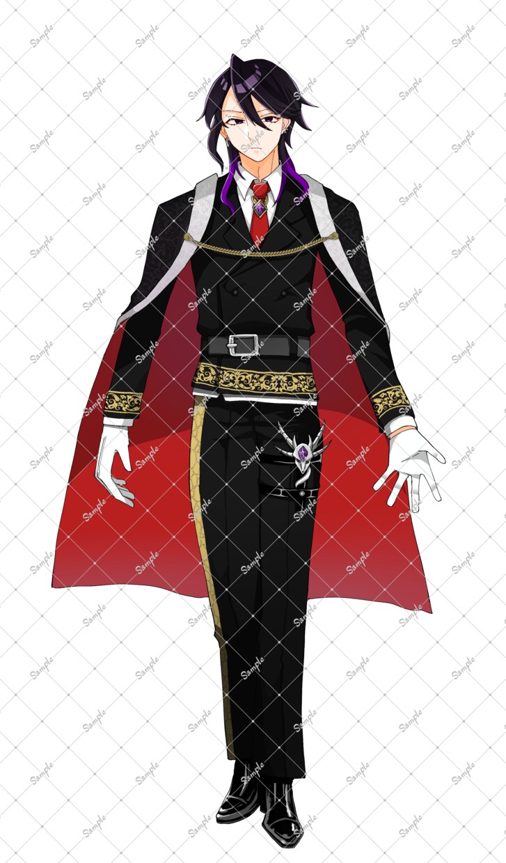 男性キャラクター【表情差分5種類】立ち絵販売します 商用可・男性キャラクターの立ち絵販売します【表情差分5種類】 イメージ5