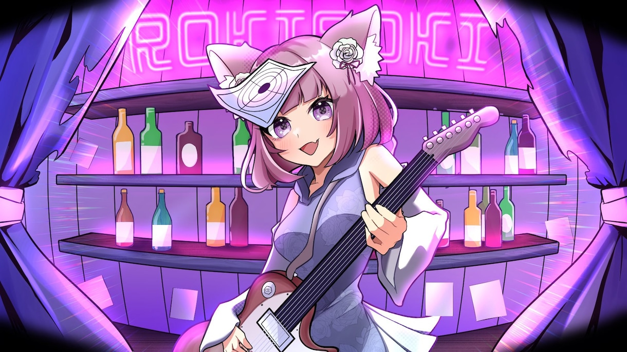 歌ってみた・オリジナル動画に使えるイラスト描きます 歌い手さんの応援をしたいので是非描かせてください！ イメージ2