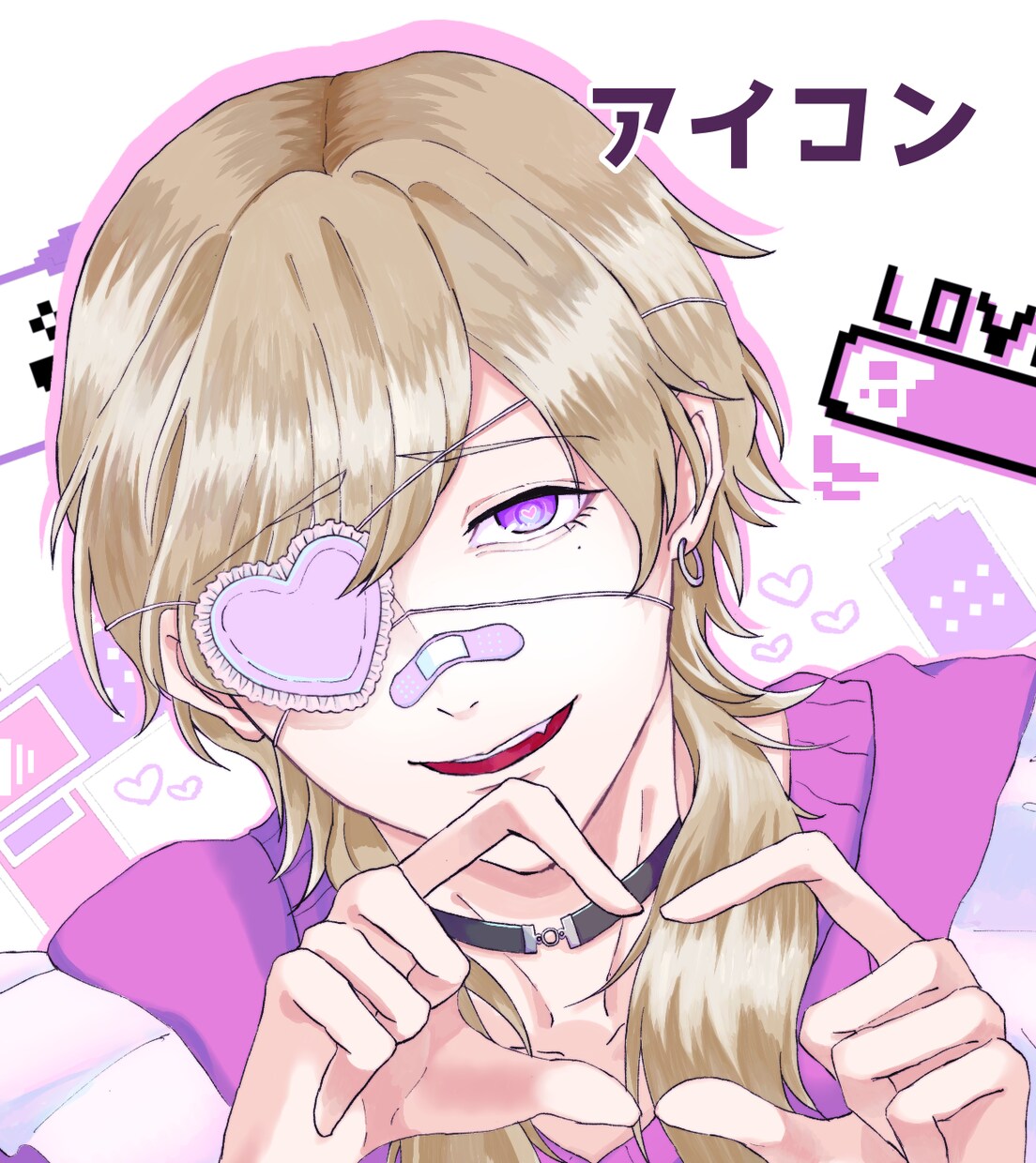 SNSなどで使用できるイラスト作成を承ります SNS、配信用画像、TRPG立ち絵など… イメージ7