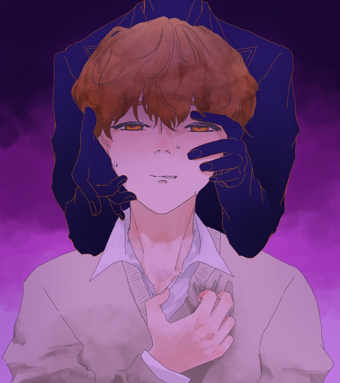 SNSアイコン＊千円でイケメン男子描きます 儚げな男の子を描くのが得意です！ イメージ3