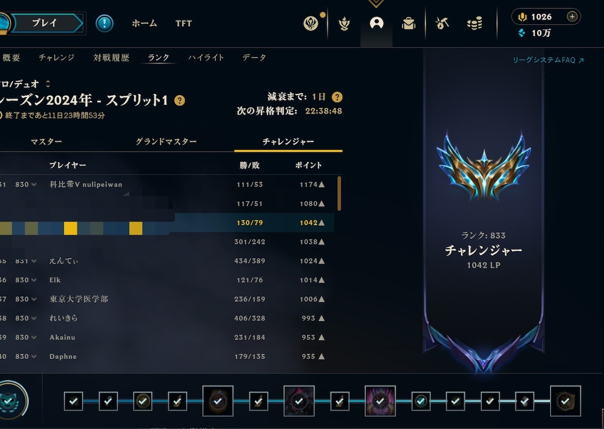 Esports LOL トップ　コーチングします JPサーバー　トップチャレンジャーからの1対1コーチング イメージ2