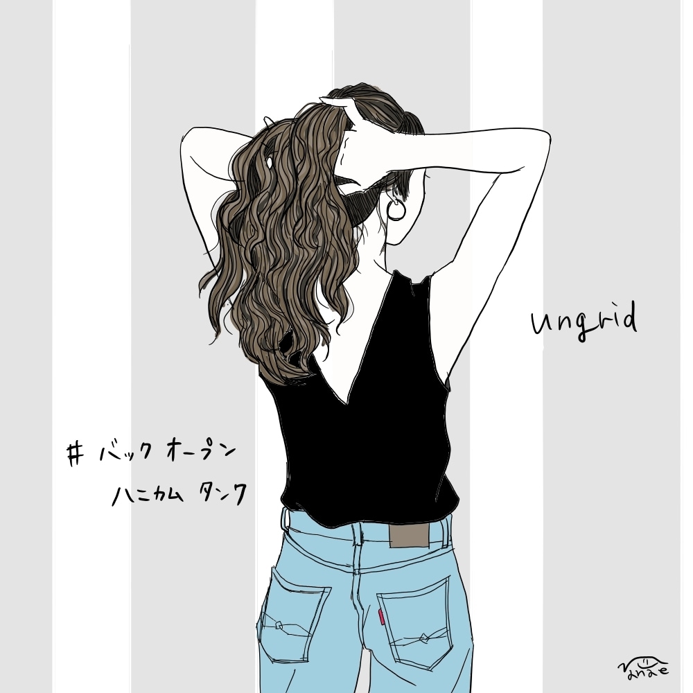 印刷もOK♡似顔絵やガールズイラストをお描きします 大人かわいい、お洒落なイラストをお探しの方にオススメです♡ イメージ5